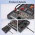 2-Pack 6FT 3.5mm 6.35mm 3.5mm 1/4" TRS to Dual TS Mono Y-Splitter Cable: Connect Stereo Output to Dual Mono Inputs