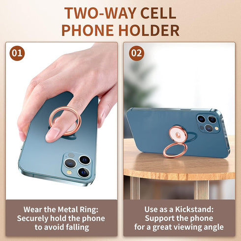 Generic 360 Phone Ring Holder Stand, Degree Rotation, Universal Mobile Grip