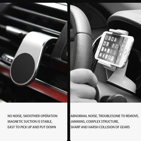 Joyeloo Car Magnetic Phone Holder, Magnetic Phone Holder for Car, Strong Clip Strong Magnetic Attraction Cell Phone