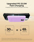 WeeFancy 10000mAh, 20W Pack, 17/16/15/14, Small Portable Charger Mini Power Bank with LED Display, Fast Charging USB-C
