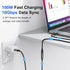 USB C Extension Cable 3.3FT, USB Type C Male to Female Extender, 100W/10Gbps USB 3.1 Gen2 Fast Charging & Sync for