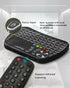 iPazzPort Bluetooth Mini Keyboard with Touchpad, 2.4G Mini Wireless Keyboard and Mouse, RGB Backlit