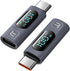 USB C Adapter, 2Pack 100W USB C Female to USB C Male Extension Adapter for iPad Pro iPhone 15 Pro Max MacBook Pro