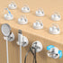 AMAZYC-US 8-Pack Magnetic Cable Clips Cord Organizer, 360 Swivel Cable Holder with 8mm