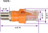 F Internal Thread to RJ45 External Thread coaxial to Ethernet Adapter,Suitable for Most line Testers,line Finders, and Other Testing Equipment(4-Pack/F to RJ45)