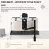 HumanCentric DSLR Monitor Mount, Camera Shelf for Desk, Light Webcam and Microphone Shelf for Monitor Arm