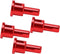 RiToEasysports 4pcs 1/18 RC Differential Cup, Wear Resistant Aluminum Alloy Connectors Improved Design for Scale