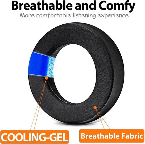 Replacement Earpads for LucidSound LS20, LS25, LS30, LS40 Headset, High-Density Memory Foam Cushions