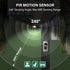 240-Degree Replacement Motion Detector - Adjustable Time & Detection Sensitivity for Security Floodlight, White