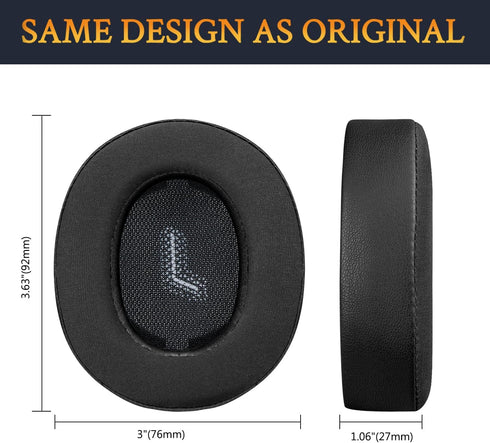 SOULWIT Cooling Gel Replacement Earpads for JBL E55BT Over-Ear Wireless Headphones, Noise Isolation Foam