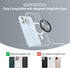 PROfezzion Thin Metal Ring Holder for MagSafe, Removable Strongest Magnetic Phone Grip for iPhone 15 14 13 12 Pro Max