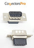 5 Sets Crimp Type DB9 Male + Plastic Hoods + Pins Set, D-Sub 9P Male Crimp Connector Kit