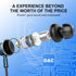 USB C Wired Earbuds with Microphone, Noise Canceling Headset for Laptop, PC, iPad Pro, Samsung, MacBook (Blue)