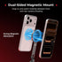 SMALLRIG 1/4" 270 17/16/15/14/13 -5649 Dual Magnetic Phone Tripod, Metal Cell Phone Mount Grip with Threads, Adjustable