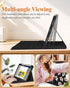 iPad 10th Generation Case with Keyboard, Pencil Holder, 10.9 Inch Folio Cover, Cute Girly Design (Black Flower)