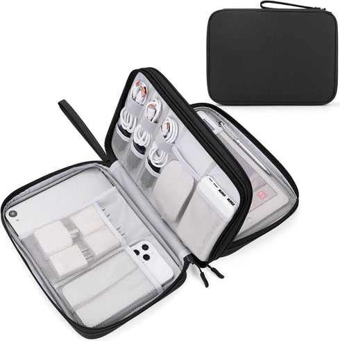 FYY Electronic Organizer, Extra Large Travel Cable Organizer Bag Pouch Portable Waterproof