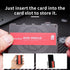Kiorafoto KHD-MSD10 Portable Slim Credit Card Size Memory Card Case, 10 Slots for TF MSD Microsd Cards