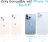 for iPhone 13 Pro Clear Card Case, Shockproof TPU Slim Wallet Case with Card Holder Compatible with MagSafe