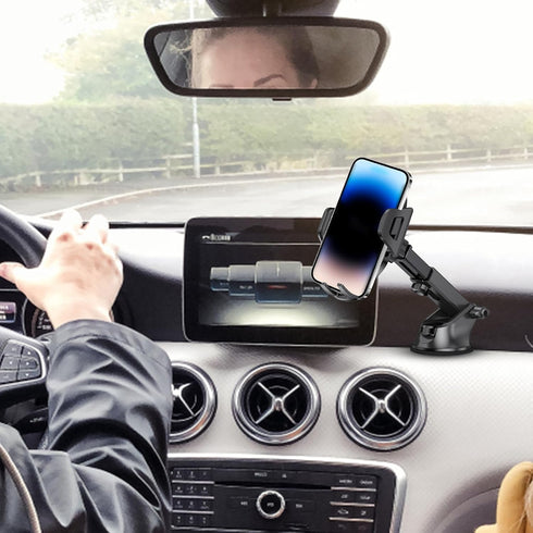 Generic 2026 360 Car Phone Holders for iPhone, Adjustable Metal Upgraded Suction Cup Phone Mount with Suction Cup