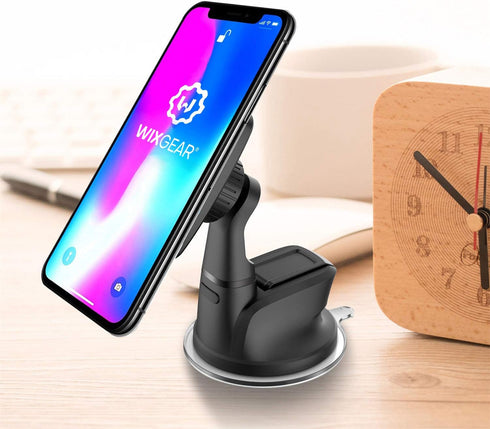 WixGear Dashboard Mount, Universal Magnetic Car Mount Holder, Windshield Mount and Dashboard Mount Holder for Cell