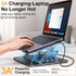 6FT, USB3.0 /3A USB to USB Cable Male to Male A to A USBA to USBA, USB-A to USB-A,Double Sided Data Transfer Charging