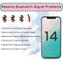 iPhone 14 Bluetooth Antenna Signal Flex Cable Replacement, Wireless Antenna Flex Connection Part with Repair Tool Kit
