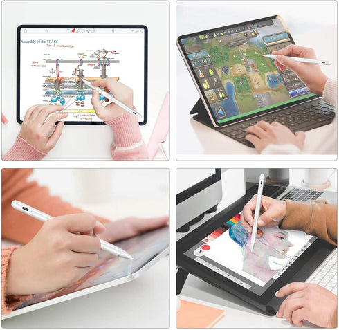 Stylus Pen for iPad Active Pencil with Palm Rejection, Compatible with (2018-2021) Apple iPad 6/7/8th, iPad Pro, Mini