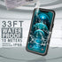 Diverbox Waterproof Case for iPhone 12, Shockproof Dustproof IP68 Full-Body Hard Case with Screen Protector