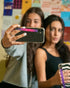 Full-Hand Elastic Phone Strap/Grip, Multi-Position Adjustable with Easy On/Off Secure Hook & Loop Closures, Caribbean