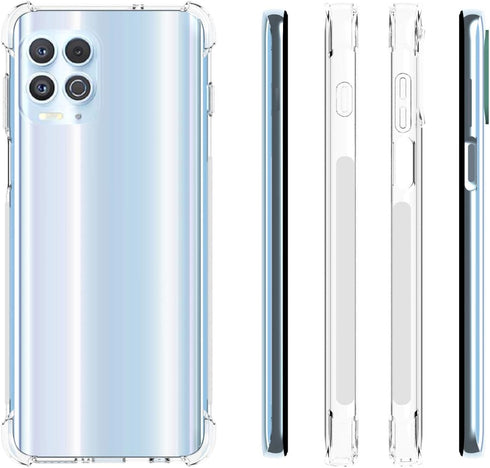 Motorola G100 Clear TPU Case, Transparent Soft Protective Cover for MOTO G100