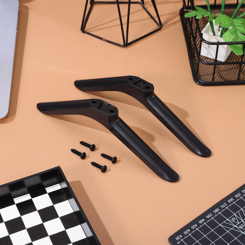 32 Inch Cabilock Universal Tv Stand Replacement Legs with Screws Non-Slip Base for Tvs LCD Led Smart Tv Pedestal Mount