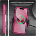 BENTOBEN Hot Pink Magnetic Case for iPhone 13/14 - Slim, Shockproof, Translucent Matte, Compatible with MagSafe.