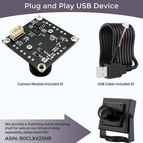 innomaker 720P 2.0 120 USB UVC Camera with DFOV for Raspberry Pi, Jetson Nano, Embedded Hardware - Support Windows