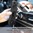 Phone Grip Holder, Adjustable Metal Ring Holder, Kickstand for iPhone, Samsung & Other Phones - Sky Black