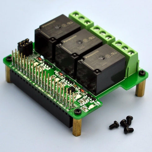 Electronics-Salon RPi Power Relay Board Expansion Module, for Raspberry Pi A+ 3A+ B+ 2B 3B 3B+ 4B