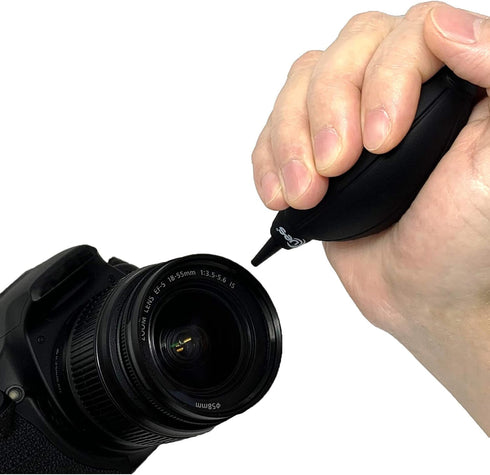 UES Air Blower Dust Blaster for Digital, DSLR, SLR Cameras, Rubber Bulb Air Pump Cleaner - Black
