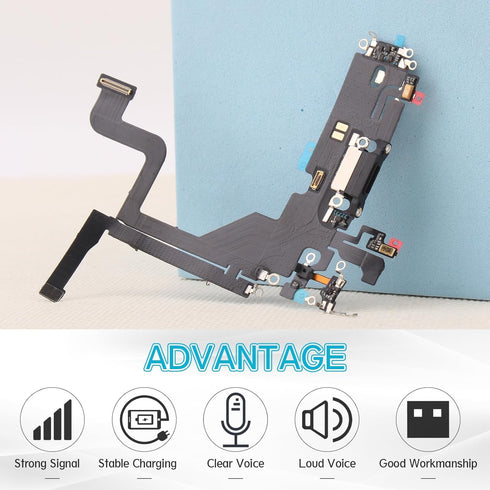 YWLRONG Dock Connector for iPhone 13 Pro Charging Port Flex Cable Replacement for iPhone 13 Pro USB Charger Dock Board Connector Assembly Accessories with Tools