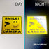 iSYFIX Smile You're On Camera Reflective Stickers, 4 Pack, 7x6 Inch, UV, Weather, Scratch, Fade Resistant