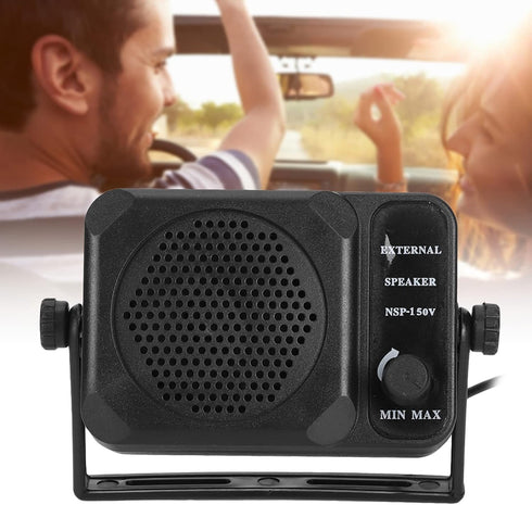 KIMISS Car Radio Speakers Mini External Speaker NSP-150V 2-Way Radio CB HF VHF UHF Transceiver Car Radio Speaker Car Accessory