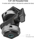 SMALLRIG Monitor Holder Mount for 5" and 7" Monitors, Swivel and Tilt Adjustable with Cold Shoe - 2905