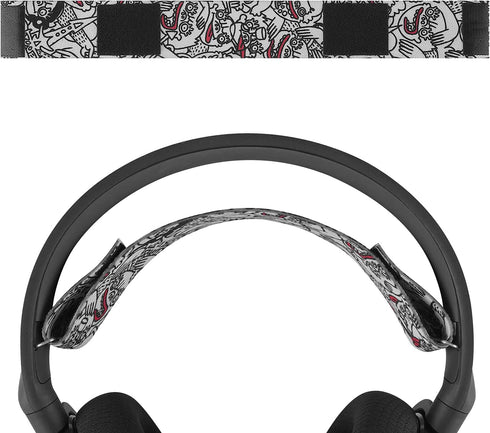 Geekria Flex Fabric Headband Pad Compatible with SteelSeries Arctis 5, Arctis 3 All-Platform Gaming Headphones,