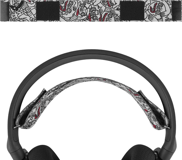 Geekria Flex Fabric Headband Pad Compatible with SteelSeries Arctis 5, Arctis 3 All-Platform Gaming Headphones,