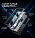 Dexnor for Samsung Galaxy S24 Ultra Case - Shockproof Rugged Case with Built-in Slide Camera Cover & Screen Protector