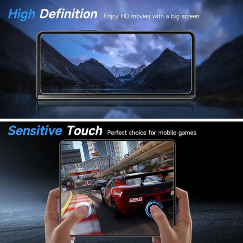 Samsung Galaxy Z Flip 5 Privacy Screen Protector: 8-in-1 kit with 2X EPU film, tempered glass, camera, and side