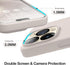 GONEZ iPhone 14 Pro Max Case, Liquid Silicone Shockproof, Magsafe Compatible, with 2X Screen & Camera Lens Protectors,