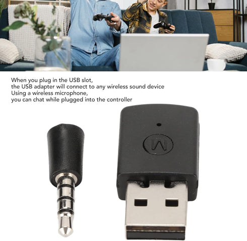 Mini Bluetooth Dongle Adapter, Receiver Transmitter for Switch PC, Plug and Play, Supports Bluetooth 5.1