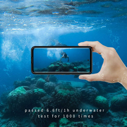 Lanhiem IP68 Waterproof Dustproof Shockproof Case for Samsung Galaxy S20 - Built-in Screen Protector, Heavy Duty Full