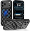 Jefonha Magnetic for iPhone 17 Pro Max Case with Finger Strap Stand, Compatible