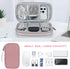 FYY Electronic Organizer, Portable Travel Cable Organizer Bag Pouch, Waterproof Double Layers All-in-One Storage for