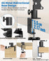 LILANZo 1/4" Overhead Camera Phone Mount, Desk Phone Stand for Recording, Phone Holder for Bed with Phone/Tablet/Mic